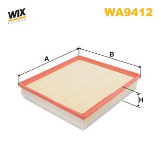 Фільтр повітряний WIX FILTERS WA9412 — OPEL VIVARO A (X83) 2.0 CDTI (F7) 2001.08 - 2015.10 WIX FILTERS