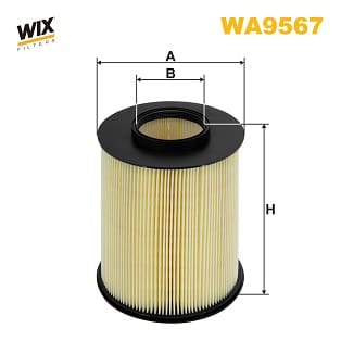 Фільтр повітряний WIX FILTERS WA9567 — FORD FOCUS III 2.0 2010.07 - 2020.02 WIX FILTERS