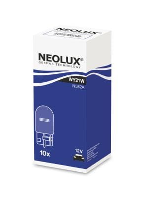 Автолампа 21W NEOLUX® N582A — WY21W  12V 21W WX3X16D / КРАТН. X10 NEOLUX®
