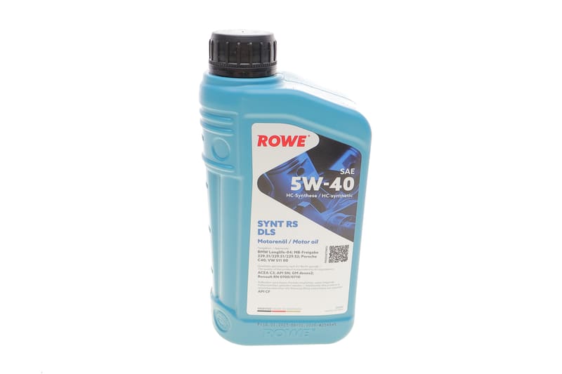 Масло 5W40 HIGHTEC SYNT RS DLS (1L) (LL-04/MB 229.31/229.51/MB 229.52/Porsche C40/VW 511 00) ROWE