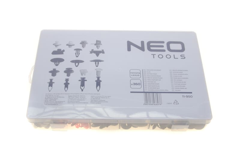 Набор клипс для крепления обшивки Toyota, Lexus 360 ед. NEO TOOLS