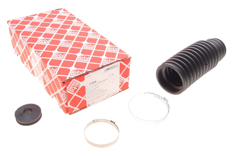 Пильник рейки рульової BMW 3 (E46) 98-05 (15x186x55) (з хомутами) FEBI BILSTEIN