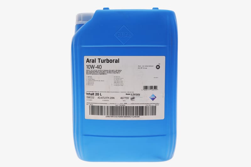 Олива 10W40 Turboral (20L) (MB228.3/MB 229.1/MB 235.28/Renault RLD/Volvo VDS-2) (15568A) ARAL