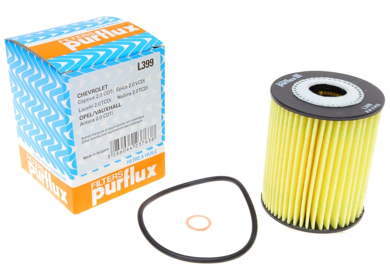 Фильтр масляный Chevrolet Lacetti/Captiva 2.0D 06-11 (h=83mm) PURFLUX