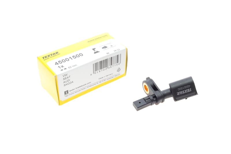 Датчик ABS (передний) VW Caddy 20-/Golf VII/Passat/Skoda Roomster 08- (R) (L=62mm) TEXTAR