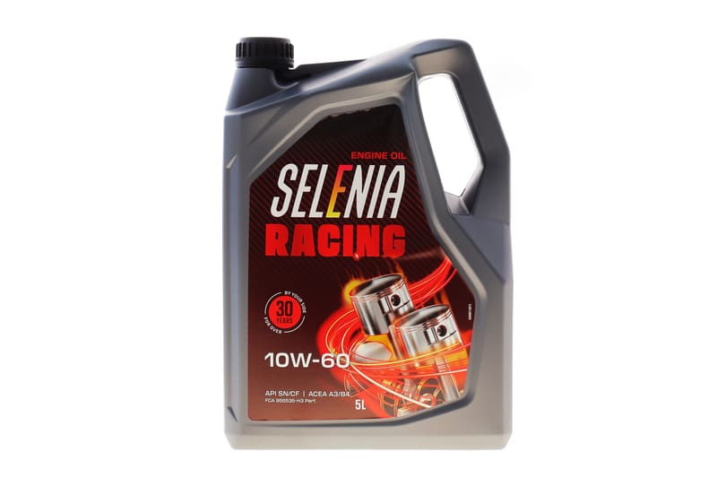 Олива 10W60 SELENIA RACING (5L) (API SN/CF) (ACEA A3/B4) (FCA 955535-H3) SELENIA