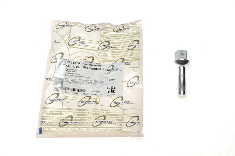 Болт колеса MB A-class (W168)/E-class (W210) (M12x1.5mm) TRUCKTEC AUTOMOTIVE