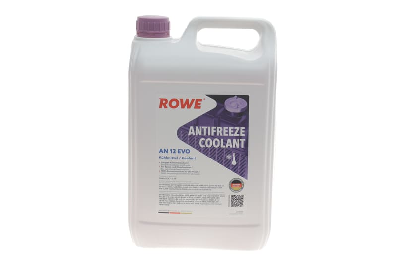 Антифриз (фиолетовый) G12 EVO (5L) HIGHTEC ANTIFREEZE COOLANT AN 12 EVO (1:1=-37°C) (концентрат) ROWE