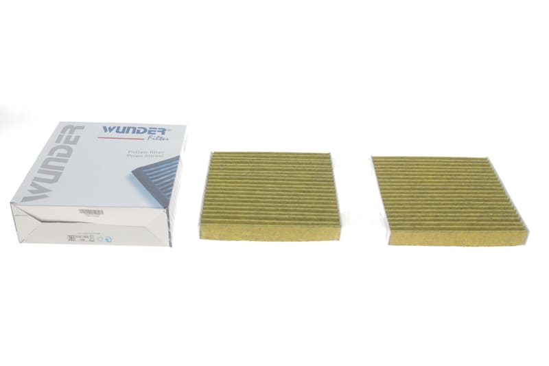 Фільтр салону BMW X3 (F25)/X4 (F26) 2.0/3.0D 10- (вугільний) (к-кт 2 шт.) WUNDER FILTER
