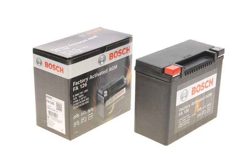 Акумуляторна батарея 18Ah/310A (176x89x154/+L/B0) (AGM) Factory Activated AGM BOSCH