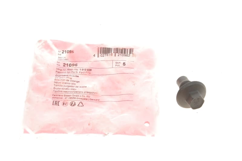 Болт зливу оливи Ford Transit 2.0/2.4/2.2 00- FEBI BILSTEIN