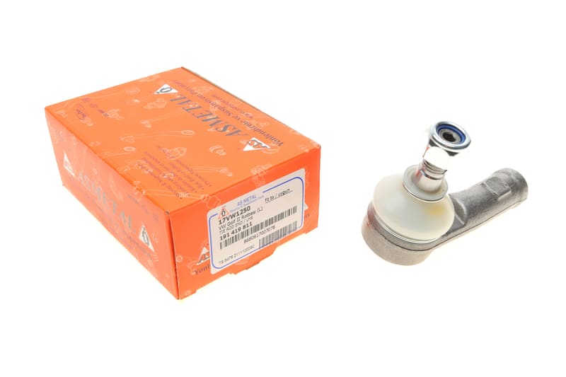 Наконечник тяги рульової (L) VW Caddy II 1.4-1.9 95-04/Golf II/III 83-99/Passat 88-97 ASMETAL
