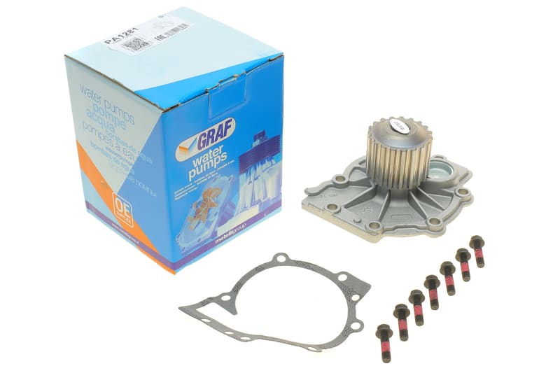 Помпа води Volvo S60/S80/S90/V40/V60/XC40/XC60/XC70/XC90 2.0D 15- (19z) (R/B) (7 лоп.) GRAF