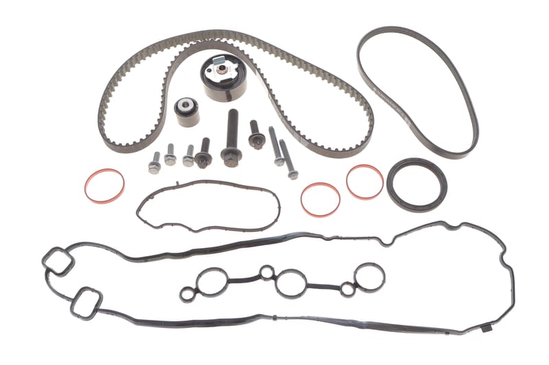Комплект ГРМ + ремінь генератора + прокладки Citroen C1/C3/C4/Peugeot 2008/208/301 1.2 12- INA
