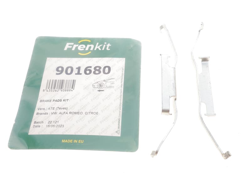 (к-кт) Планка суппорта (переднего) прижимная VW T4/T5 90-09 (Ate) FRENKIT