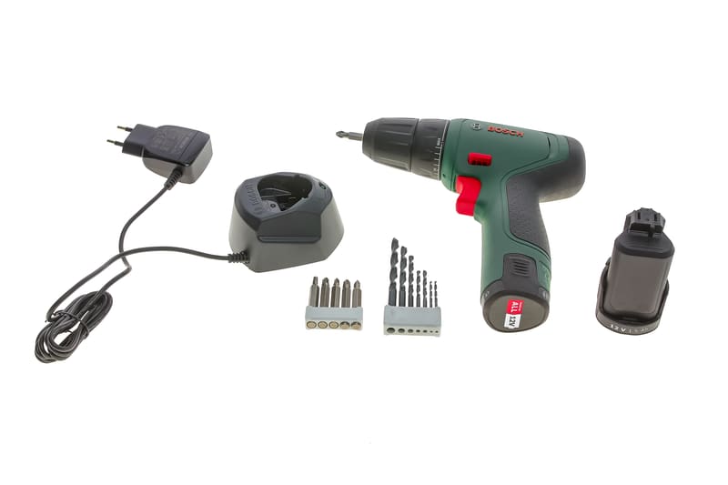 Шуруповерт акумуляторний EasyDrill 1200 (12V) з комплектом біт та свердел BOSCH