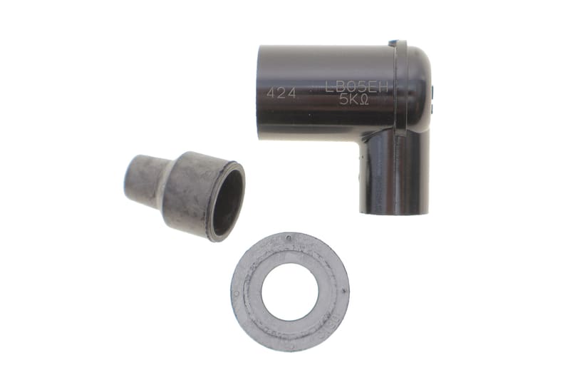Наконечник свічки запалювання (чорний) (90°/14mm) (LB05EH) NGK