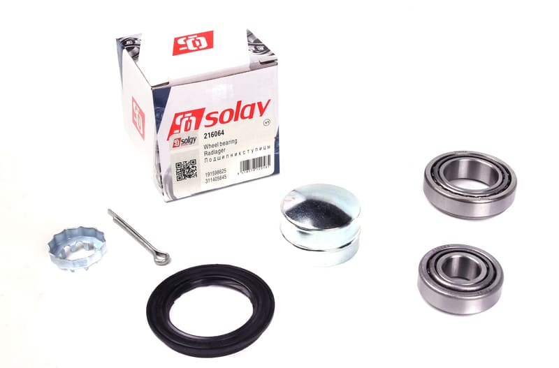 Підшипник маточини (задньої) Audi/VW (к-кт) SOLGY