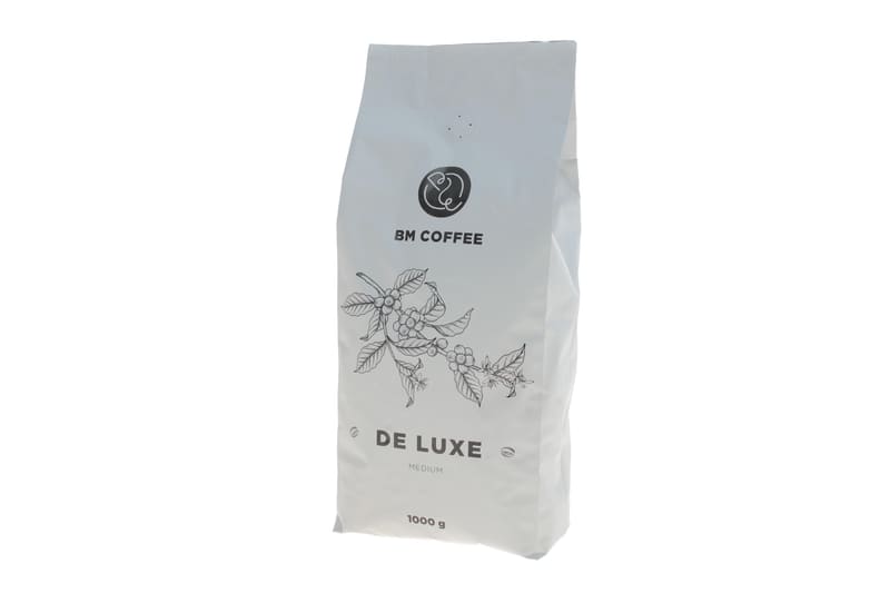 Кофе жареный в зернах Арабика De Luxe (1кг) BM COFFEE