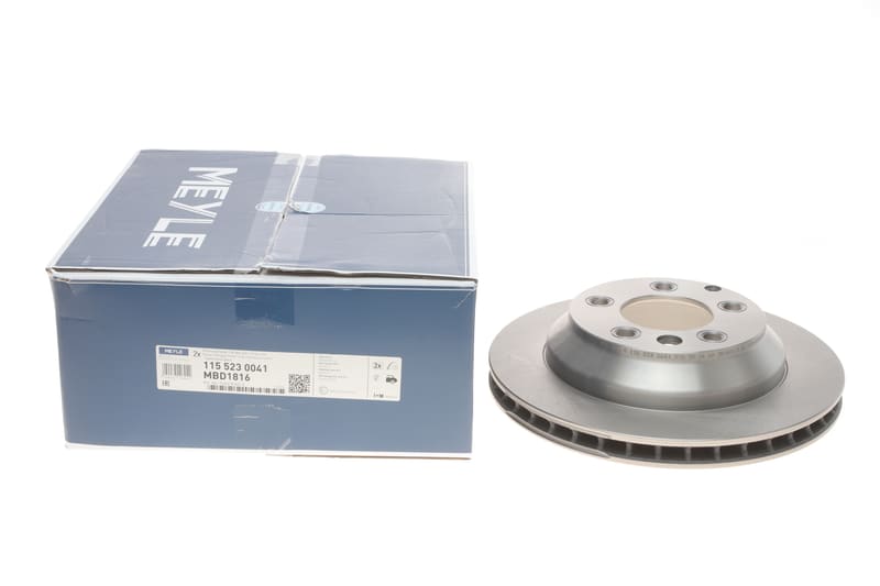 Диск тормозной (задний) Porsche Cayenne/VW Touareg 3.0-4.2 TDI 02- (330x28) MEYLE