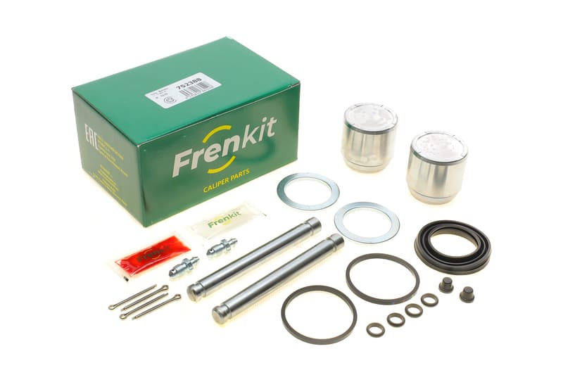 Ремкомплект супорта (переднього) MB (W631) 93-98 (d=52mm)(Bendix)(+2 поршня/направляюча) SuperKit FRENKIT