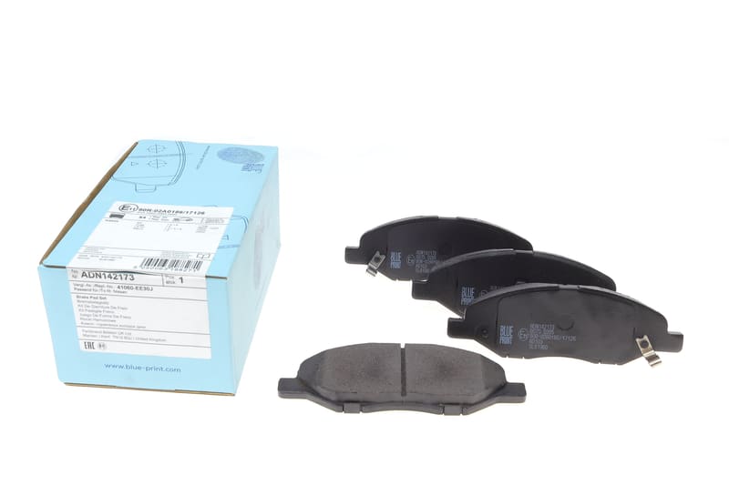 Колодки гальмівні (передні) Nissan Micra II/III/Note/Tiida 04-13 BLUE PRINT
