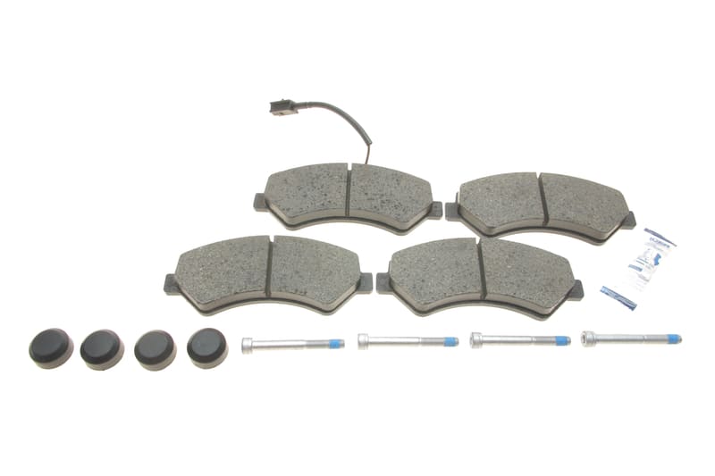 Колодки тормозные (передние) Citroen Jumper/Fiat Ducato/Peugeot Boxer 06- R16 (+датчик) ICER