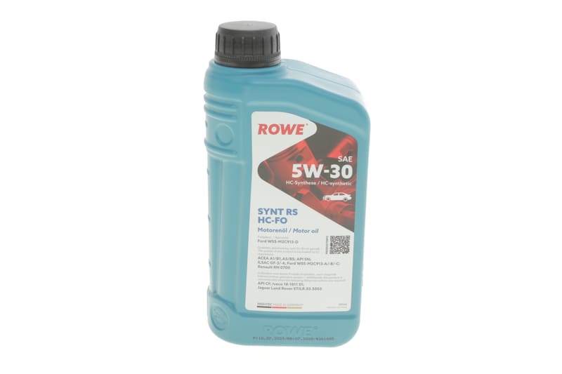 Олива 5W30 HIGHTEC SYNT RS HC-FO (1L) (WSS-M2C913-D/ILSAC GF-3/-4/RN 0700/18-1811 S1/STJLR.03.5003) ROWE