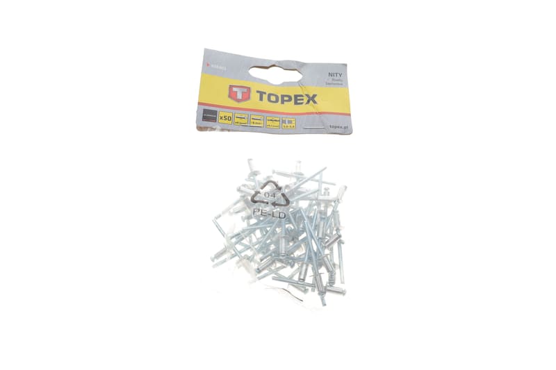 Заклепка Ø4x8 mm 50 ед. TOPEX