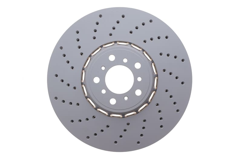 Диск тормозной (передний) BMW X5 M (F15/F85)/X6 M (F16/F86) 14-19 (395x36) (R) (с покрыт.) (вент) ZIMMERMANN