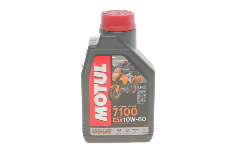 Олива 10W60 4T 7100 (1L) MA2 100% Синтетика MOTUL