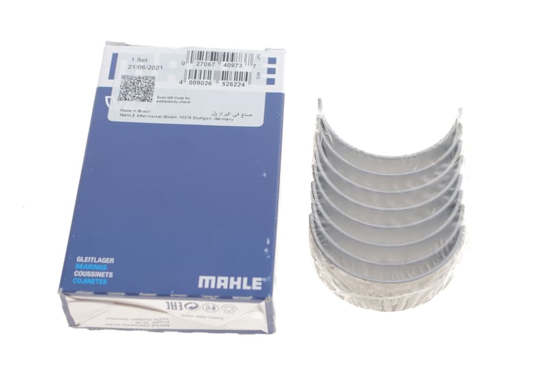 Вкладиші шатунні VW Golf/Passat/Caddy 1.6i/1.8i/2.0i (+0.25) MAHLE