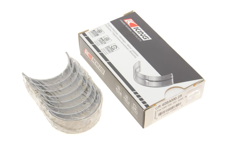 Вкладиші шатунні VW Golf I/II/III/Passat 1.0-1.4 -97 (+0.25) KING