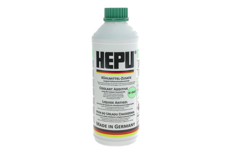 Антифриз (зелений) 1.5L (1:1=-37°C) (концентрат) HEPU