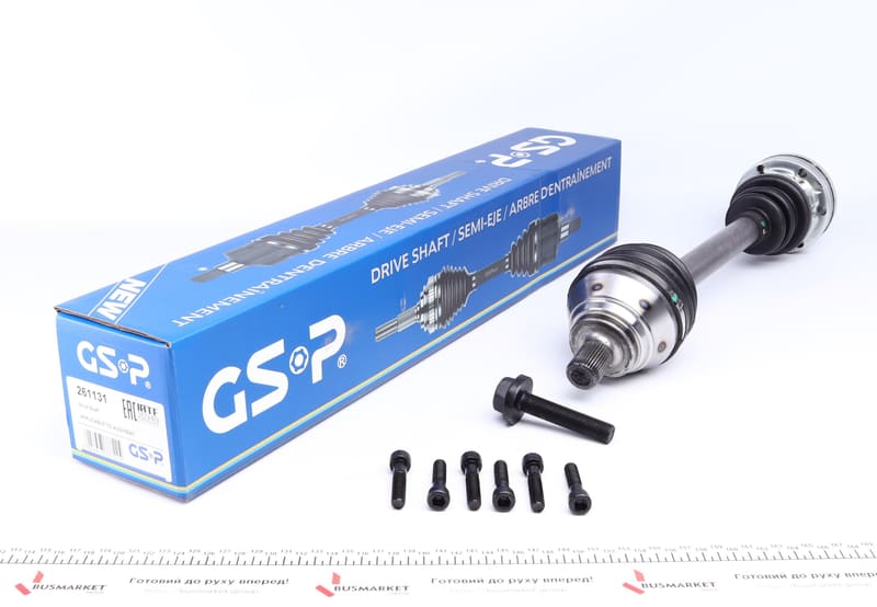 Піввісь VW Caddy III 1.6/1.9 TDI 05-15 (L) (36x515) GSP