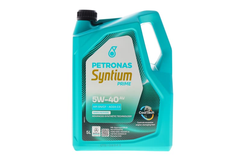 Олива 5W40 SYNTIUM PRIME AV (5L) (VW 505.00/505.01/MB 229.51/RN0700/RN0710) (API SN) (ACEA C3) заміна для 70179M12EU PETRONAS