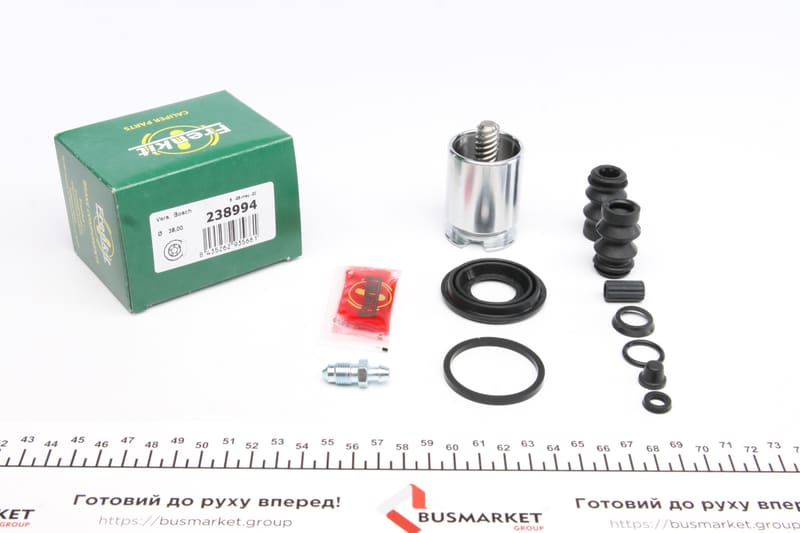 Ремкомплект суппорта (заднего) (R) Citroen C4/Toyota Avensis 06- (d=38mm) (+поршень с механизмом) FRENKIT