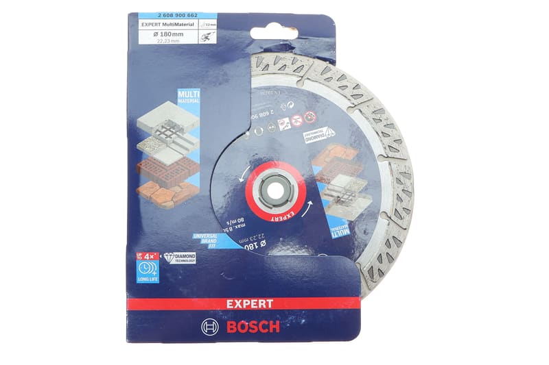 Круг відрізний 180x22,23 мм EXPERT Multi Material Diamond Cutting Disc BOSCH