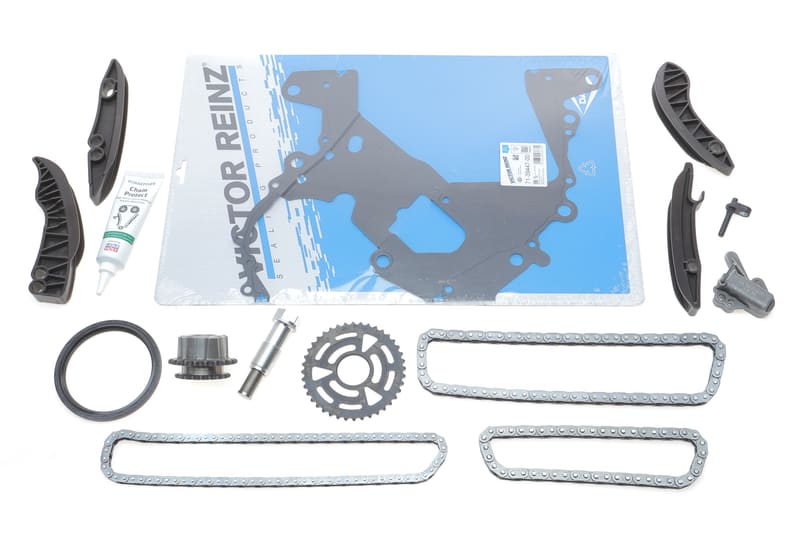 Комплект ланцюга ГРМ BMW 3 (E93/F30)/X3 (F25)/X5 (F15) 06-18 (z=86/70) (N47/B47), (ланцюг INA) INA