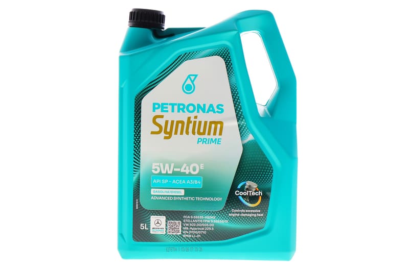 Олива 5W40 SYNTIUM PRIME E (5L) (MB 229.5/VW 502.00/505.00/LL-01/RN0700/RN0710) (API SP)(ACEA A3/B4) заміна для 70731M12EU PETRONAS