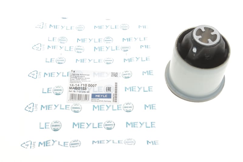 Сайлентблок балки (задньої) Renault Scenic II/Megane II 02- MEYLE