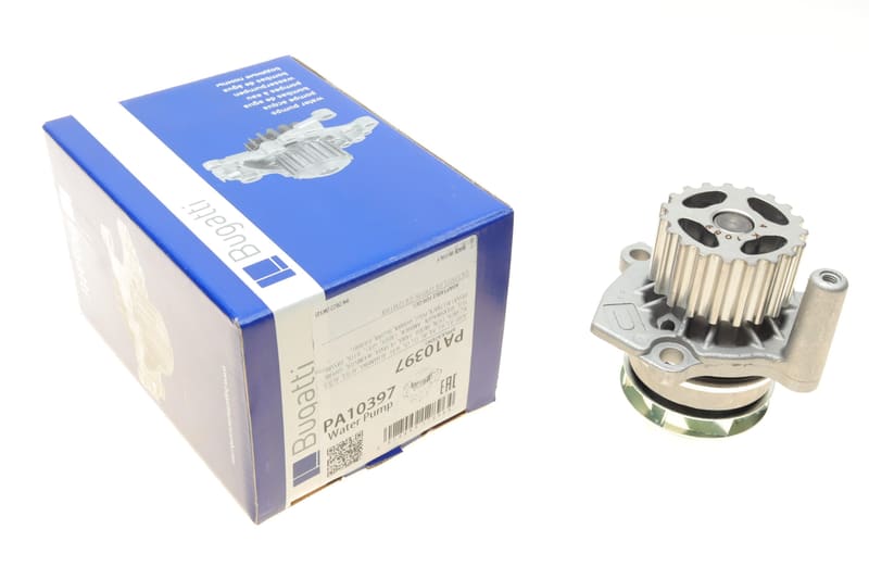 Помпа воды Audi A4/Skoda Fabia/Octavia/VW Caddy/Golf/Passat 1.2TDI/1.6TDI/2.0TDI 08- (R/B)(7лоп) BUGATTI