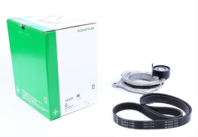 Комплект ременя генератора BMW 3 (F30, F80), 03/11 - 10/18, (6PK 1165), B38 B15A INA