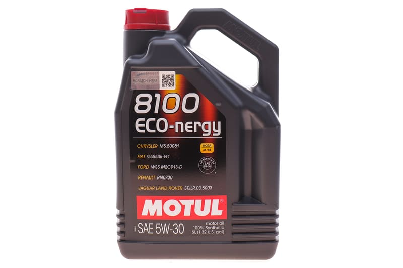 Масло 5W30 ECO-nergy 8100 (5L) (WSS M2C 913D/RN0700/STJLR.03.5003) (102898) MOTUL