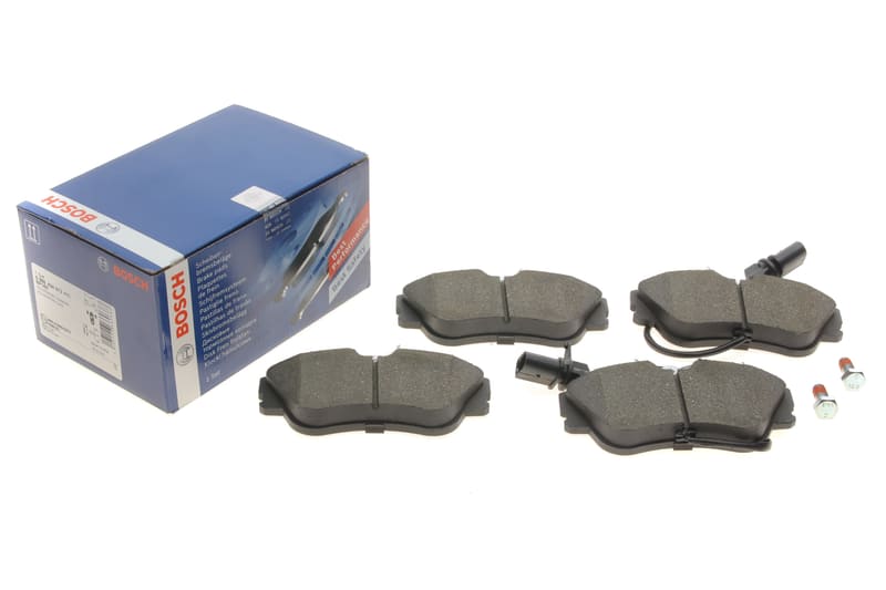 Колодки тормозные (передние) VW T4 1.9-2.5TDI (Lucas) (с датчиком) BOSCH