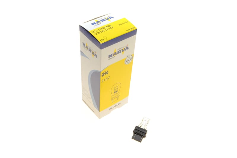 Автолампа P27/7W 12.8V 27/7W W2.5x16q (Американські типи) NARVA