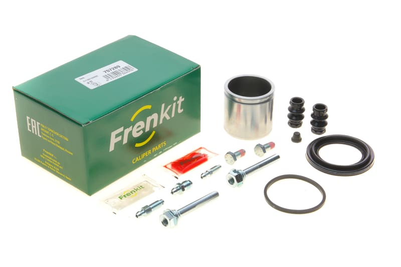 Ремкомплект супорта (переднього) Peugeot 407 04-11 (d=57mm)(TRW)(+ поршен/направляюча)SuperKit FRENKIT