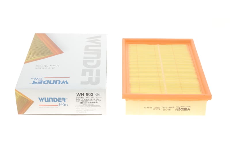 Фильтр воздушный Peugeot 307 1.4-2.0 00-09 WUNDER FILTER