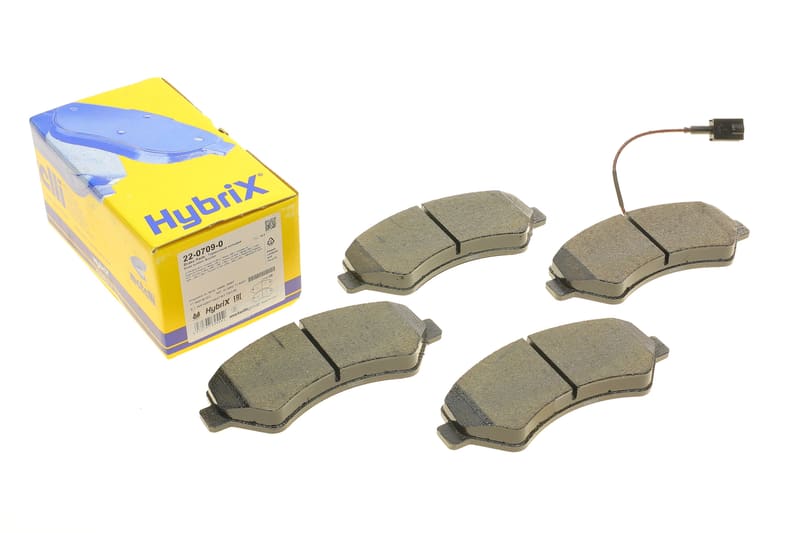 Колодки гальмівні (передні) Citroen Jumper/Fiat Ducato/Peugeot Boxer 06- R16 (+датчик) METELLI