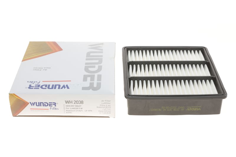 Фільтр повітряний Mitsubishi Colt V/Galant VI/Lancer/Outlander 1.3-2.4TDI 95- WUNDER FILTER